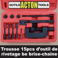 Trousse outil de rivetage pour brise-chaine