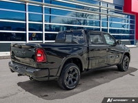 Odometer is 33495 kilometers below market average! Diamond Black Crystal Pearlcoat 2025 Ram 1500 Big... (image 5)