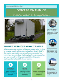 Refrigerator and freezer Trailers for sale