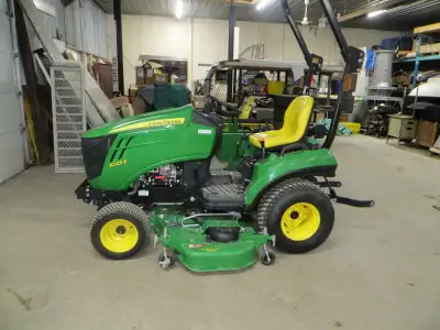 only 151 hours; like new with 60" auto connect mower; 3 pth; 4x4; diesel; mid and rear PTO; this tra...