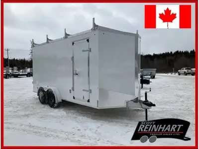 2026 XCel Trailers 7x16 Plus V-Nose All Aluminum Cargo Trailer 7000LB GVWR, 2 3500LB Spring Drop Axl...