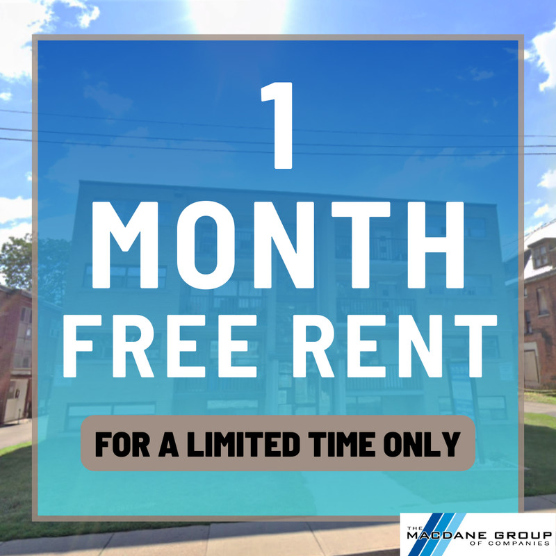 1 MONTH FREE RENT PROMO 2 Bedrooms at Wentworth St. Hamilton Long Term Rentals Hamilton