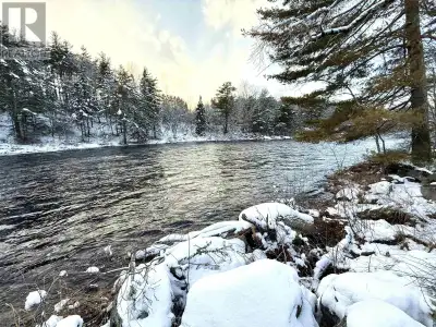 Set on 3.2 acres along the river, this property offers a rare combination of space, privacy, and pot...