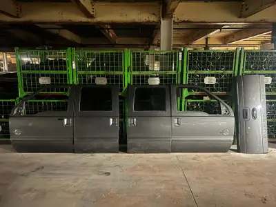 We currently have the following in stock; Set of 4 Grey Crew cab doors $2000 SOLD Tailgate with step...