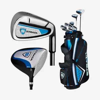 Men's Golf Club Set + Stand Bag - Brand New, View more
