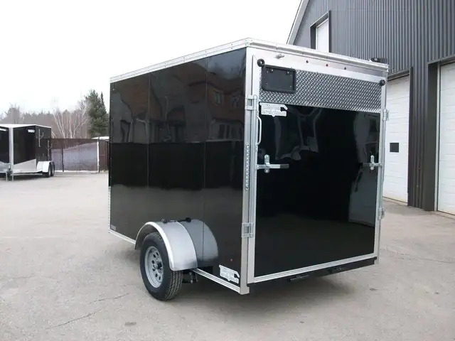 2025 Weberlane CARGO 6' X 10' V-NOSE 1 ESSIEUX RAMPE VTT MOTO TR in Cargo & Utility Trailers in Laval / North Shore - Image 6