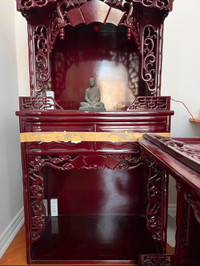Full Size Buddhist Altar - solid wood