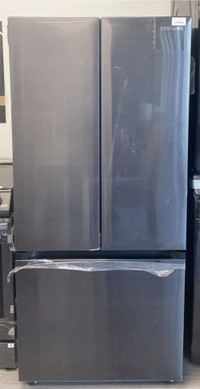 Econoplus Réfrigérateur Samsung 3 Portes Inox Noir B-O