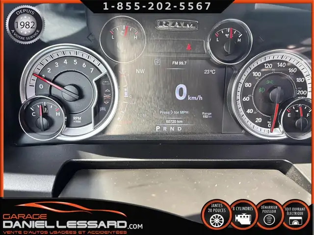 Ram 1500 Classic WARLOCK 4 X 4 CREW CAB BTE 5.7 PIEDS, HEMI 2022 in Cars & Trucks in St-Georges-de-Beauce - Image 31