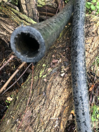 Old poly pipe from water well, FREE