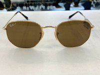 Ray-Ban RB3548 Hexogonal Polarized Sunglasses