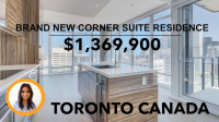 Brand New Corner Suite For Sale with Stunning City Views