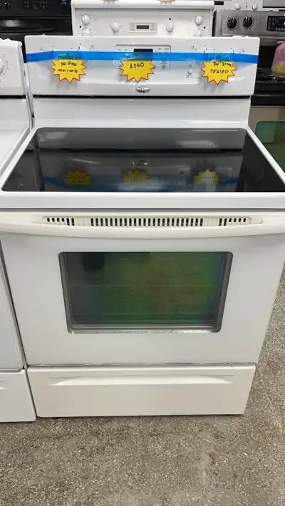 Whirpool 30” Convection Stove Fully Tested  30-Day Warranty, View more