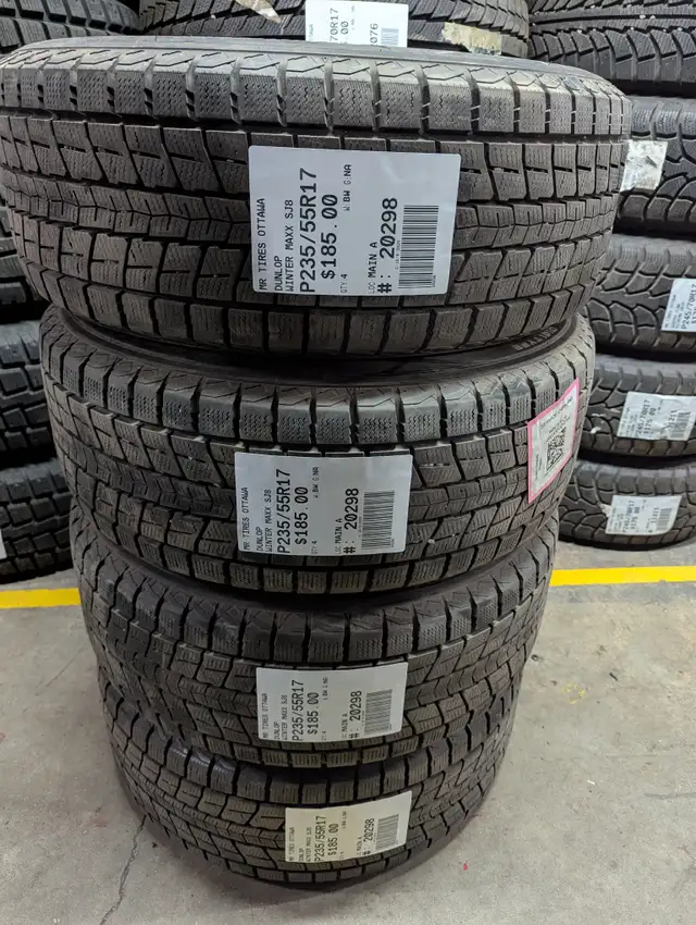 P235/55R17 235/55/17 DUNLOP WINTER MAXX SJ8 TAG # 20298 | Tires & Rims ...