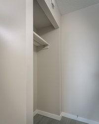 This one-bedroom apartment has a spacious living room/dining room,a full bathroom, and kitchen with... (image 2)