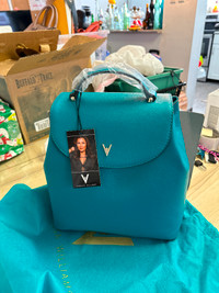 Vanessa Williams Peacock Blue Lush Mini Backpack Purse Bag
