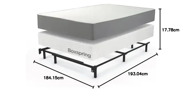 BNIB PRICE IS FIRM - Zinus King Bed Compack 7 Inch Metal Bed Fra in Other in Oshawa / Durham Region - Image 4