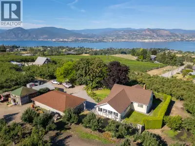 This rare private 11.34 acre farm estate is nestled in the heart of the South Okanagan's wine countr...