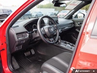 Recent Arrival! Black Cloth. 2024 Honda Civic Sport 4D Sedan Red CVT FWD 2.0L 4-Cylinder DOHC 16V i-... (image 8)