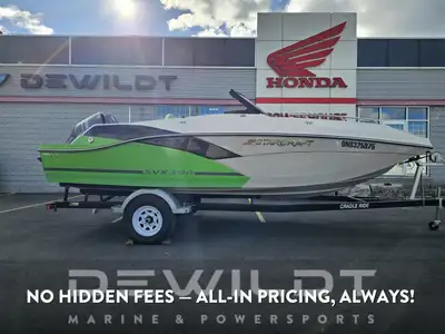 813 Hours. Yamaha 150 Hp Engine. Q Plotter, Bimini Top. Cradle RideTrailer Included The SVX series p...