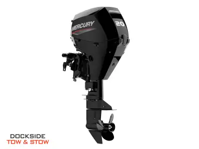 The 2026 Mercury 20 ELPT FourStroke delivers smooth, dependable power in a lightweight and easy-to-o...