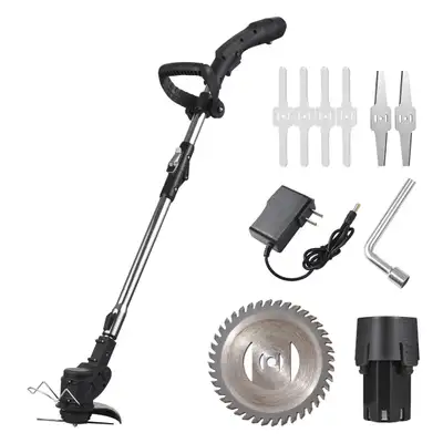 Cordless High Power Grass Trimmer: Our weeder with a powerful 25,000 RPM motor and super-sharp blade...