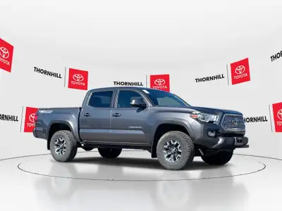 Thornhill Toyota Proudly Presents This Gray 2017 Toyota Tacoma 4x4 Double Cab 6A Short Bed with TRD...