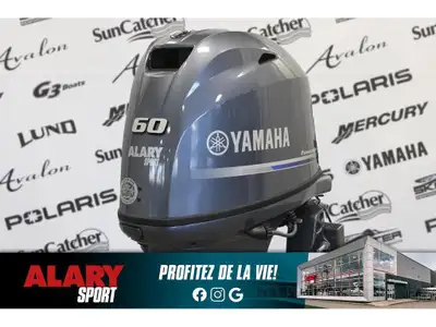 Alary Sport 2026 Yamaha F60LB PIED LONG (20 POUCES) Yamaha F60LB PIED LONG (20 POUCES) 2026 Ce moteu...