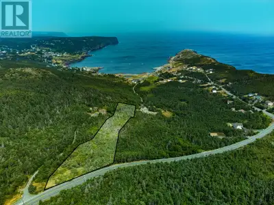 Incredible potential to build your dream home on this treed 4+ acre lot with sweeping ocean views in...