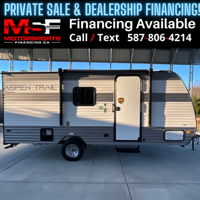 Welcome to Motorsports Financing - Kelowna! 2024 Dutchmen Aspen trail Engine: 900