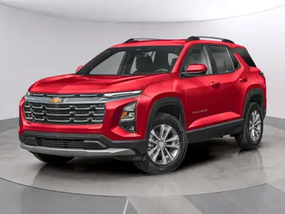 Introducing the 2026 Chevrolet Equinox AWD LT in a striking red hue, designed for those who value st...