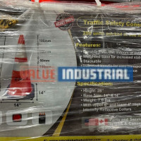 Value Industrial pack of 250 Traffic Safety Pylon Durable