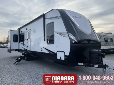 Specifications RV type Travel Trailer stock no FR1696 status New sleeps 4 person(s) length 38.0 ft....