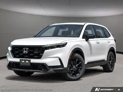 The 2026 Honda CR-V Hybrid EX-L AWD, dressed in a sophisticated white exterior and outfitted with a...