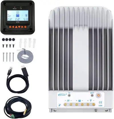 EPEVER 40A MPPT SOLAR CHARGE CONTROLLER 12V/24V AUTO WORKING MAX.PV 150V SOLAR PANEL CHARGE REGULATO...