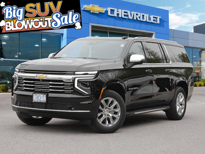 Command the road with the 2026 Chevrolet Suburban Premier 1LZ, a sophisticated 4x4 powerhouse design...