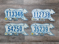 Vintage Northwest Territories Polar Bear License Plate NWT Ottawa Ottawa / Gatineau Area Preview