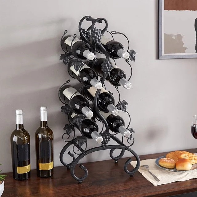 Brand New Metal Grapevine 10-Bottle Wine Rack Special $19 | Home Décor ...