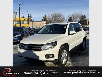 2013 Volkswagen Tiguan AWD Style, Performance & All-Season Comfort! Parkdale Motors 8625 118 Avenue...