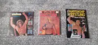 Vintage WWF WCW Wrestling Books, Goldberg, Hogan, Warrior,