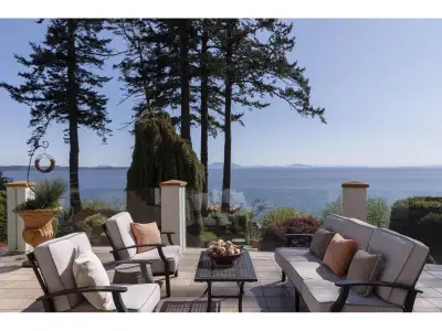 Breathtaking Mediterranean-inspired WATERFRONT estate in one of South Surrey & White Rock's most cov...