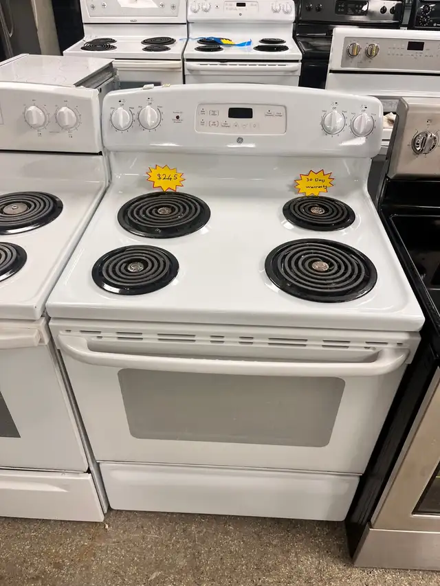 GE 30” Coil Top  Stove Fully Tested  30-Day Warranty in Stoves, Ovens & Ranges in Kitchener / Waterloo - Image 5