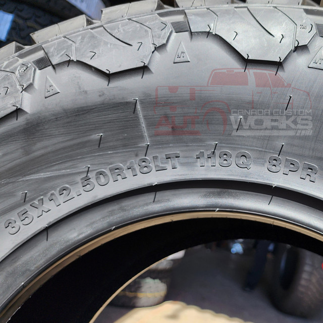NEW! ALL TERRAIN TIRES! 35X12.50R18 ALL WEATHER - ONLY $322/each in Tires & Rims in Calgary - Image 2