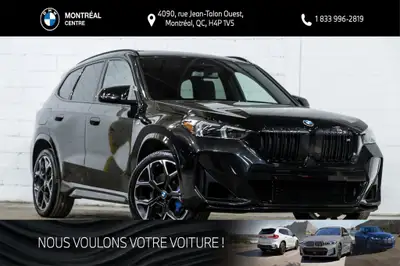 Ce performant X1 M35i xDrive avec 46 242 km se présente dans une élégante robe Noir Saphir métallisé...