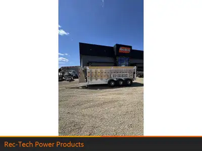 2026 Nordtek GN - Dump Trailer - 82in. x 16' - 21K Triple Axle HD, Alum Rim, Spare, Jacks, 4' Side W...
