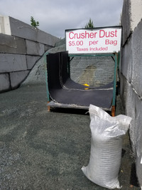 Crusher Dust Available for Pickup and Delivery