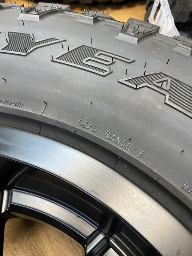 285/75/18 Goodyear Duratrac tires Fuel Rims Ford F250 F350 Tires