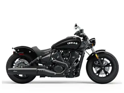 2025 Indian Motorcycle Scout Sixty Bobber Limited Black Metallic Features may include: SPEEDPLUS 999...