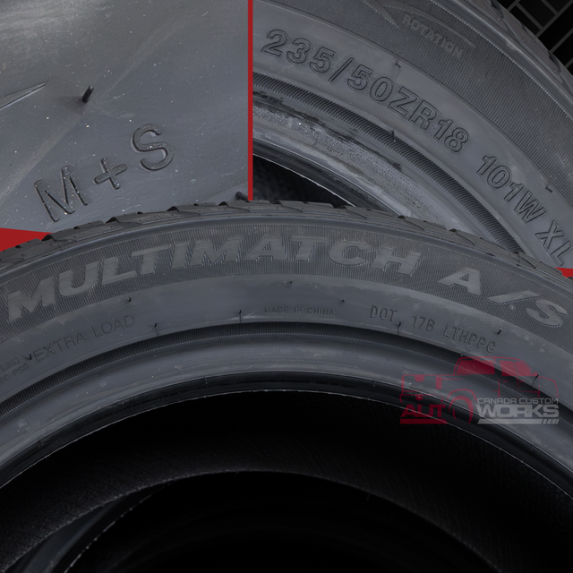 BRAND NEW! 235/50R18 - ALL WEATHER TIRES - ONLY $135/each! in Tires & Rims in Regina - Image 4