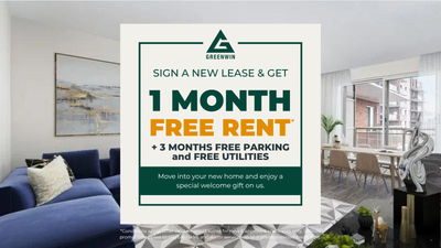 Get 1 Month Free Rent + 3 Months of Free Parking and Free Utilities!* OPEN HOUSE: SATURDAY, MAY 9 &...